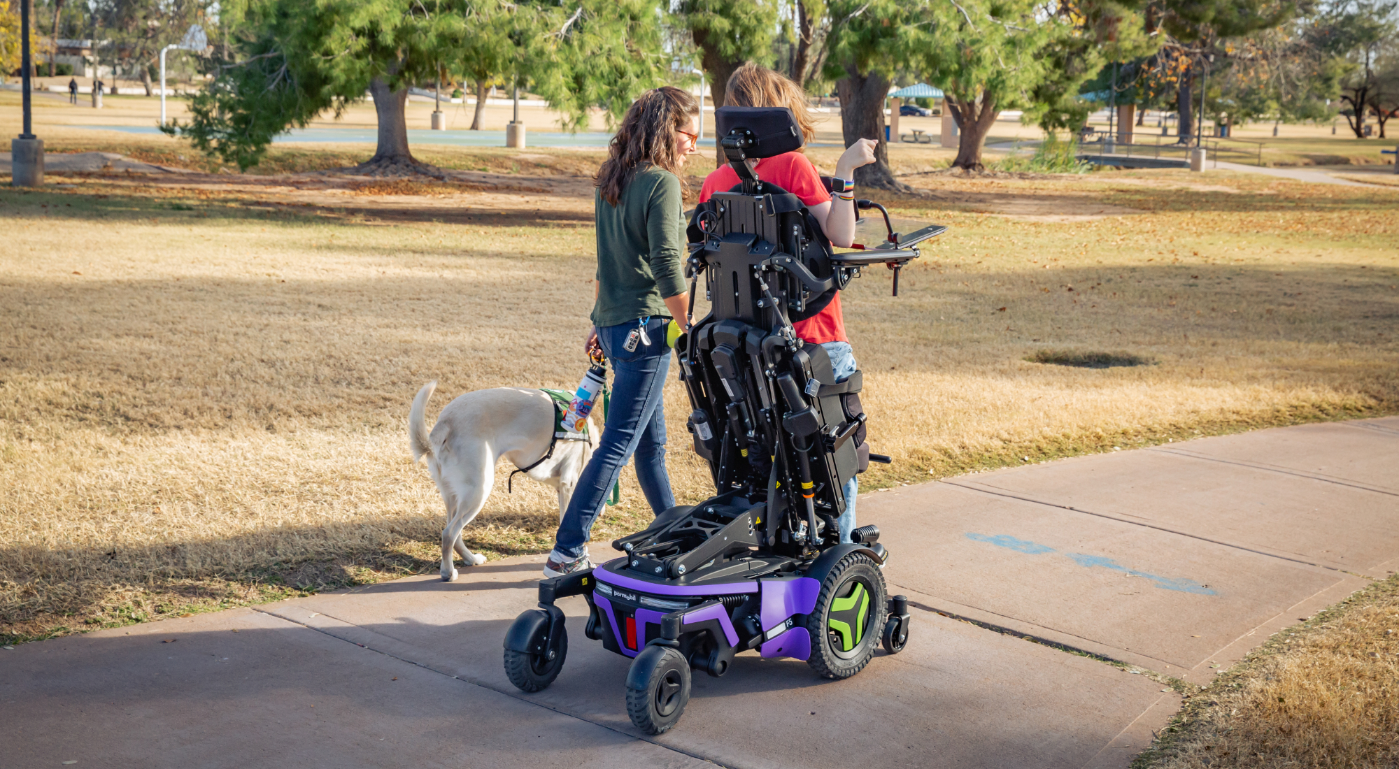 Permobil F5 VS in use