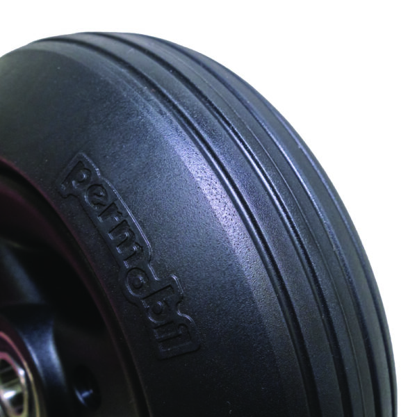 Permobil solid castor - black