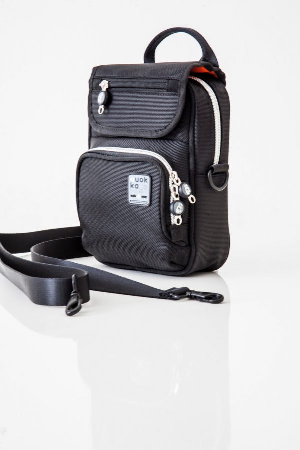 Quokka Vertical bag - black - with carry strap