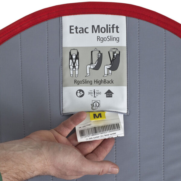 Molift RgoSling Toilet HighBack 2 image of Hoists and Slings at GTK