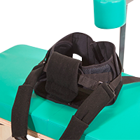 Leckey Therapy bench close up of activity cradle