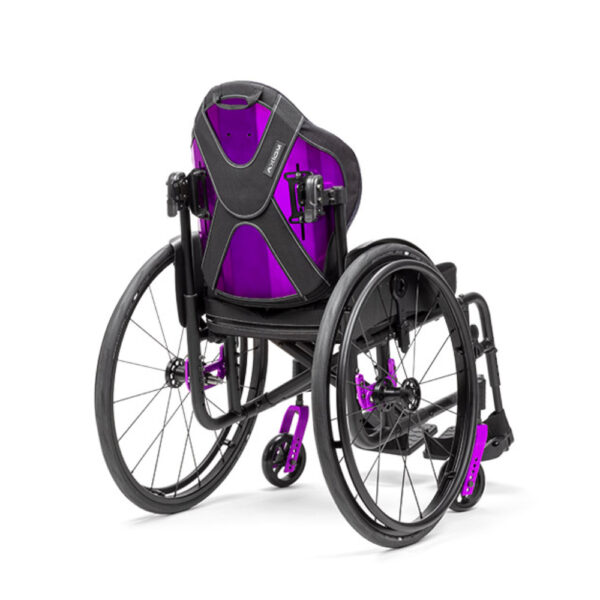 Axiom back support on wheelchair at GTK